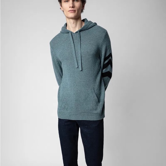 Zadig & Voltaire Cashmere Clay Arrow in Blue